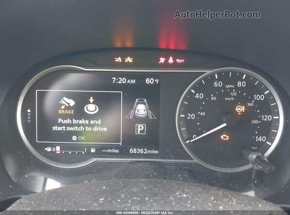 3N1CP5DVXLL516226 2020 NISSAN KICKS Burgundy Vista de los asientos traseros
