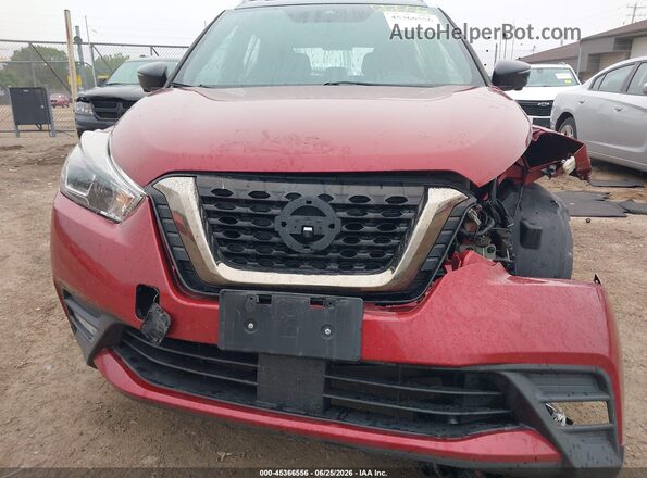 3N1CP5DVXLL516226 2020 NISSAN KICKS Burgundy Vista del cuadro de instrumentos