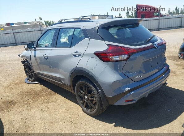 3N1CP5DVXML510170 2021 NISSAN KICKS Gray Задня ліва чверть