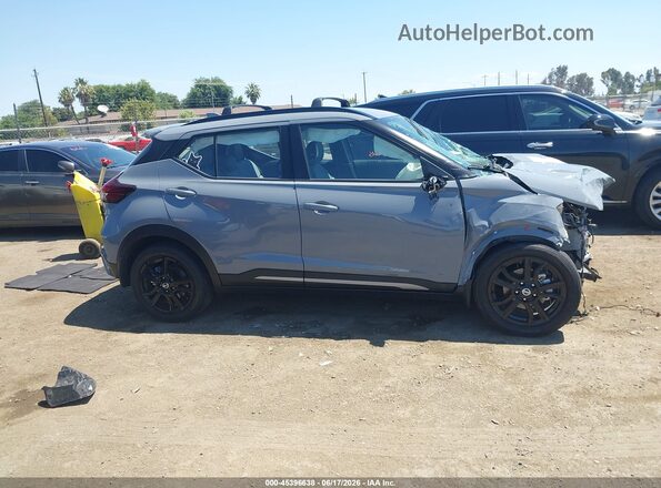 3N1CP5DVXML510170 2021 NISSAN KICKS Gray Вид задньої частини салону