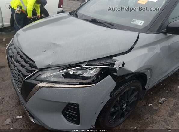 3N1CP5DVXNL486227 2022 NISSAN KICKS Gray Widok z przodu