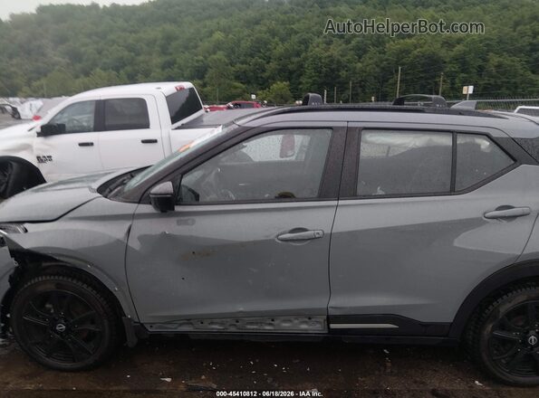 3N1CP5DVXNL486227 2022 NISSAN KICKS Gray Widok wnętrza 360 stopni