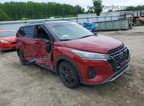 3N1CP5DVXRL471328 2024 NISSAN KICKS Red Передня права чверть