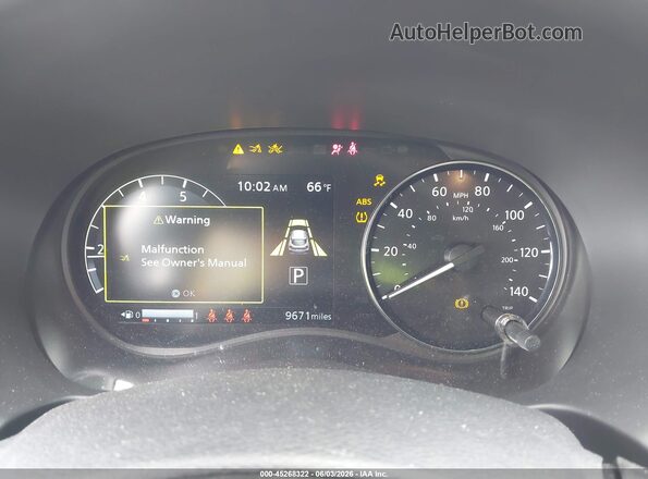 3N1CP5DVXRL571901 2024 NISSAN KICKS White Widok tylnych siedzeń