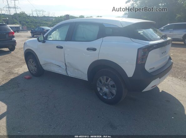 3N8AP6BA0SL384803 2025 NISSAN KICKS White Trasero izquierdo