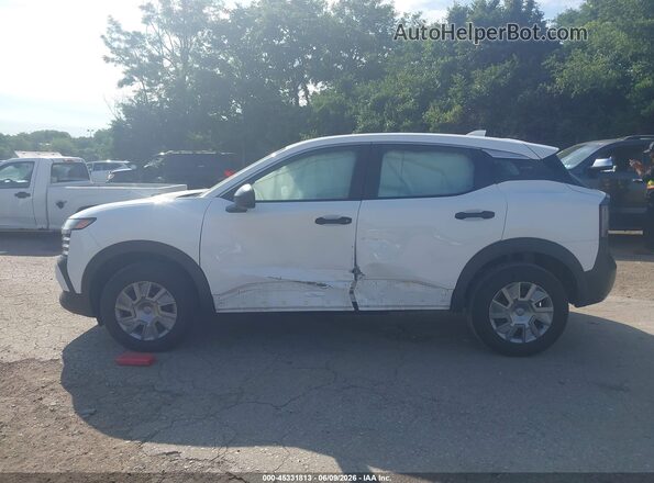 3N8AP6BA0SL384803 2025 NISSAN KICKS White Vista interior de 360 grados
