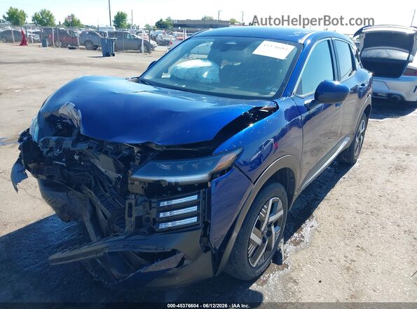 3N8AP6CA0SL337737 2025 NISSAN KICKS Blue Передня ліва чверть