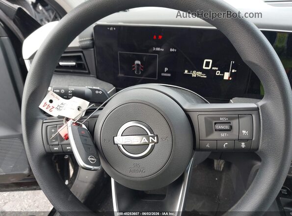 3N8AP6CA0SL418589 2025 NISSAN KICKS Черный Вид панели приборов