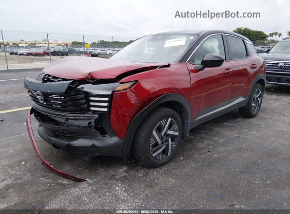 3N8AP6CA1SL426460 2025 NISSAN KICKS Красный Передняя левая четверть