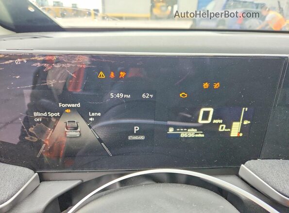 3N8AP6CA3SL429196 2025 NISSAN KICKS Black Instrument cluster view