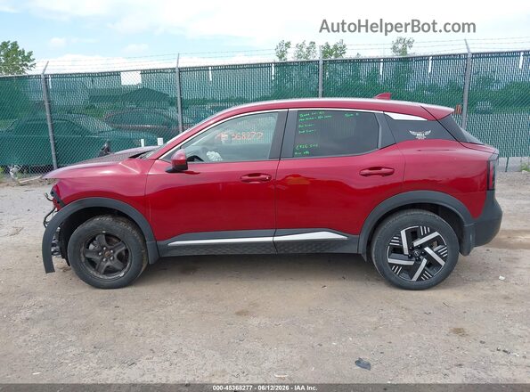 3N8AP6CA4SL300786 2025 NISSAN KICKS Red Սալոնի 360 աստիճան տեսք