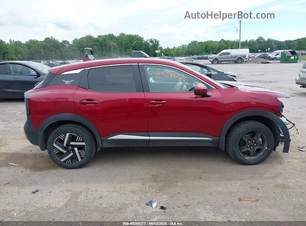 3N8AP6CA4SL300786 2025 NISSAN KICKS Red Սալոնի հետևի տեսք