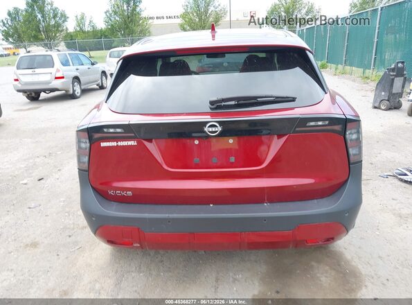 3N8AP6CA4SL300786 2025 NISSAN KICKS Red 