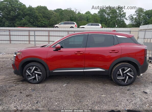 3N8AP6CA7SL393352 2025 NISSAN KICKS Red Vista interior de 360 grados