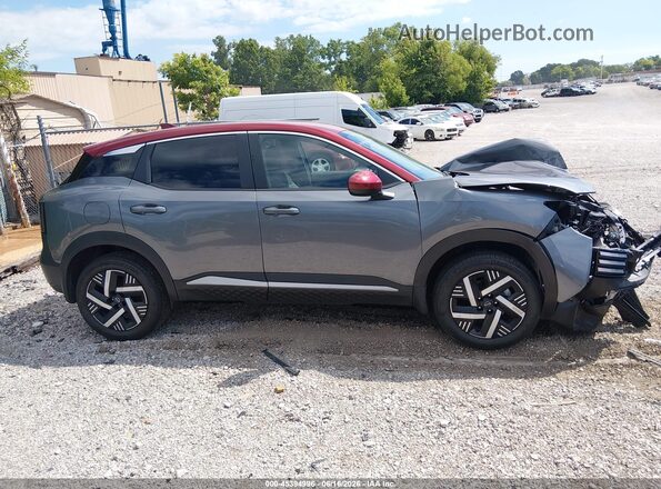 3N8AP6CAXSL394057 2025 NISSAN KICKS Gray Vista interior de 360 grados