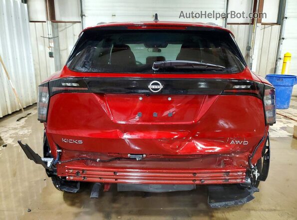 3N8AP6CB0TL321001 2026 NISSAN KICKS Red Widok z tyłu