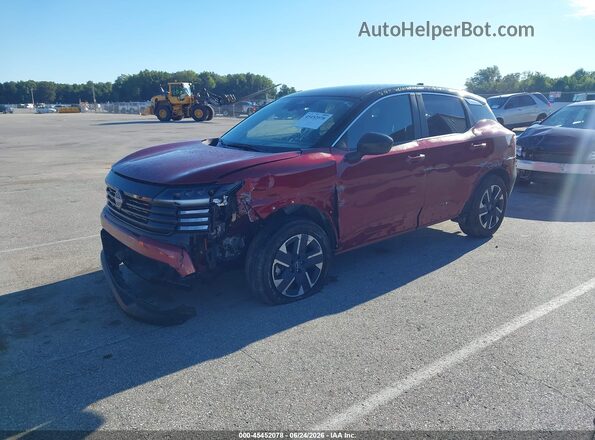 3N8AP6CB1SL357343 2025 NISSAN KICKS Red Передня ліва чверть