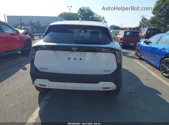3N8AP6CB1SL364339 2025 NISSAN KICKS White 