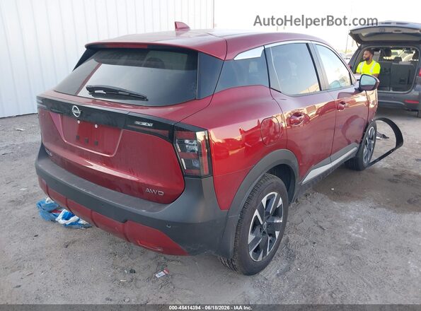 3N8AP6CB1SL385627 2025 NISSAN KICKS Red Rear right