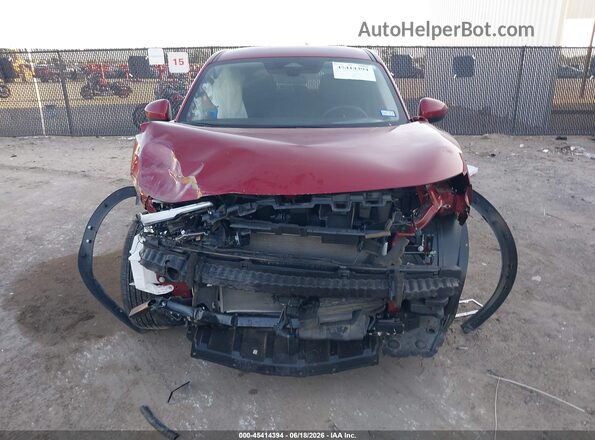 3N8AP6CB1SL385627 2025 NISSAN KICKS Red Instrument cluster view