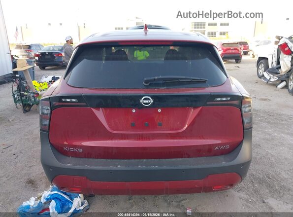 3N8AP6CB1SL385627 2025 NISSAN KICKS Red 