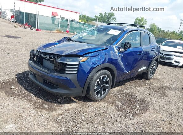 3N8AP6CB2TL371317 2026 NISSAN KICKS Синий Передняя левая четверть