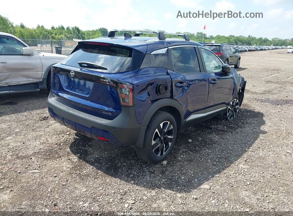 3N8AP6CB2TL371317 2026 NISSAN KICKS Синий Задняя правая четверть