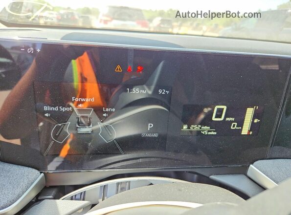 3N8AP6CB7TL352634 2026 NISSAN KICKS Gray Instrument cluster view