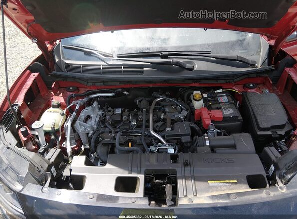 3N8AP6CB8SL372132 2025 NISSAN KICKS Red Rear view