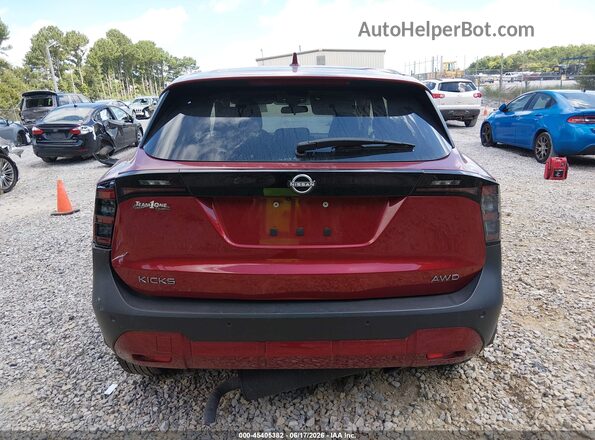 3N8AP6CB8SL372132 2025 NISSAN KICKS Red 