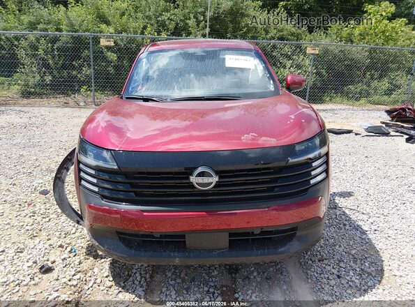 3N8AP6CB8SL372132 2025 NISSAN KICKS Red Instrument cluster view