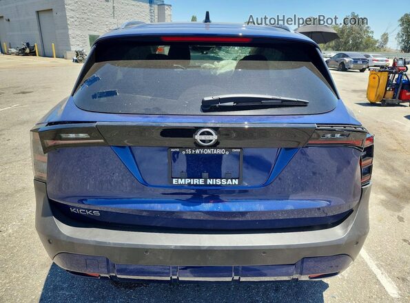 3N8AP6CE5TL310537 2026 NISSAN KICKS Blue Rear view