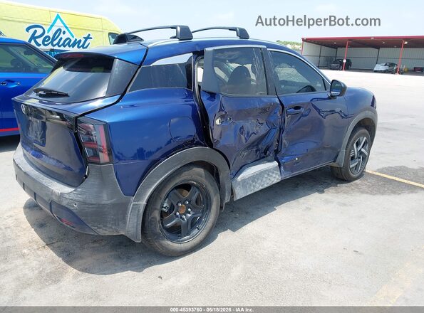 3N8AP6CE8TL356668 2026 NISSAN KICKS Blue Задня права чверть