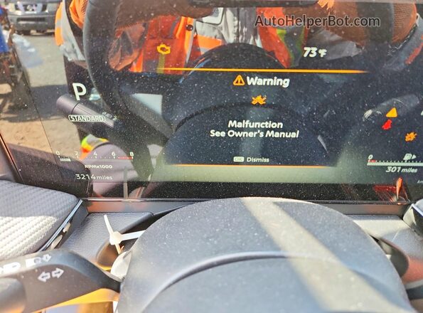 3N8AP6DA4SL406024 2025 NISSAN KICKS Black Вид щитка приладів