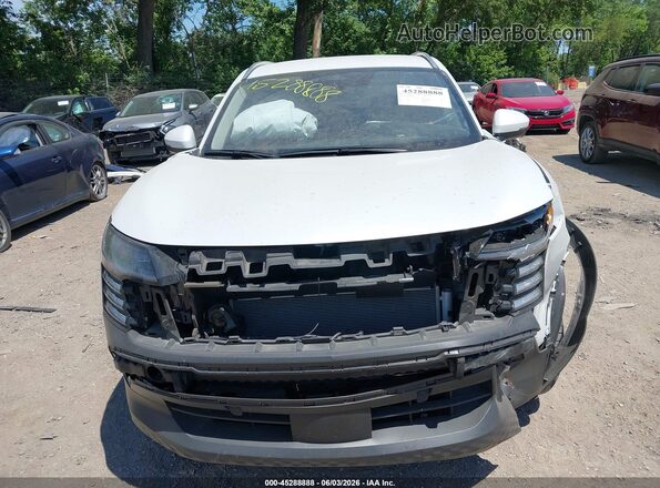 3N8AP6DA8SL327388 2025 NISSAN KICKS White ხელსაწყოთა პანელის ხედი