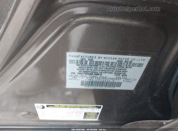 3N8AP6DA9SL399510 2025 NISSAN KICKS Brown Widok komory silnika
