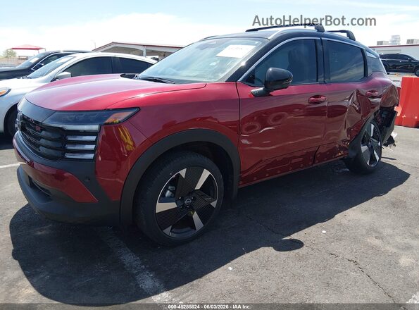 3N8AP6DAXSL407260 2025 NISSAN KICKS Red Front left
