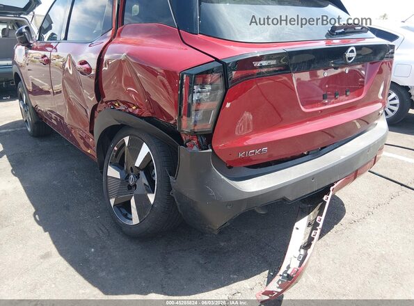 3N8AP6DAXSL407260 2025 NISSAN KICKS Red 