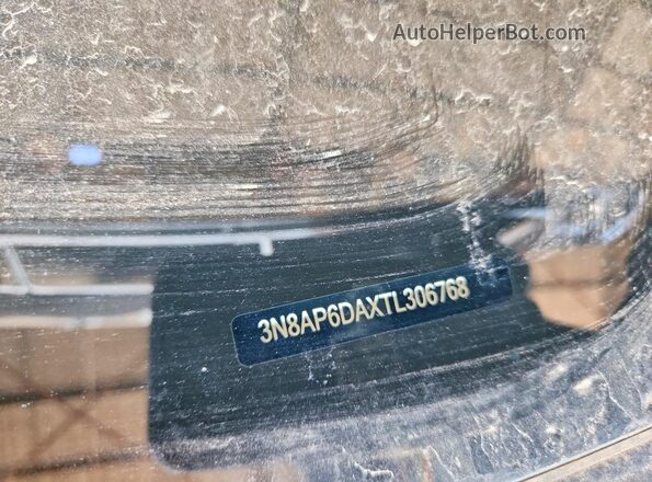 3N8AP6DAXTL306768 2026 NISSAN KICKS Black Widok naklejki z numerem VIN