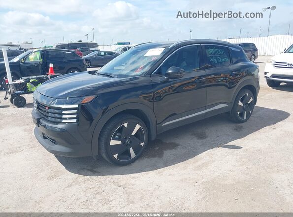 3N8AP6DB0SL362631 2025 NISSAN KICKS Черный Передняя левая четверть