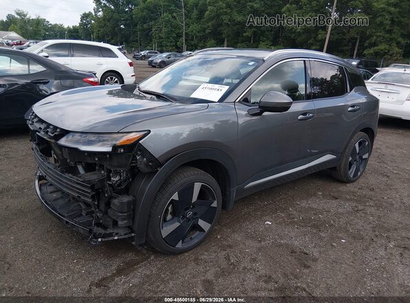 3N8AP6DB9SL321141 2025 NISSAN KICKS Gray Առջևի ձախ երեք քառորդ տեսարան