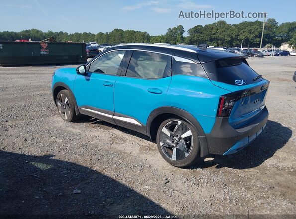 3N8AP6DC6SL348645 2025 NISSAN KICKS Blue Trasero izquierdo