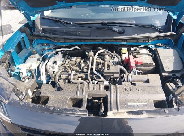 3N8AP6DC6SL348645 2025 NISSAN KICKS Blue Vista trasera