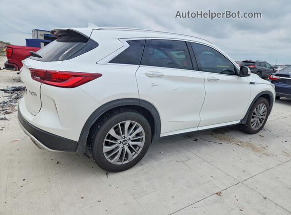 3PCAJ5BA0RF114292 2024 INFINITI QX50 White Задня права чверть