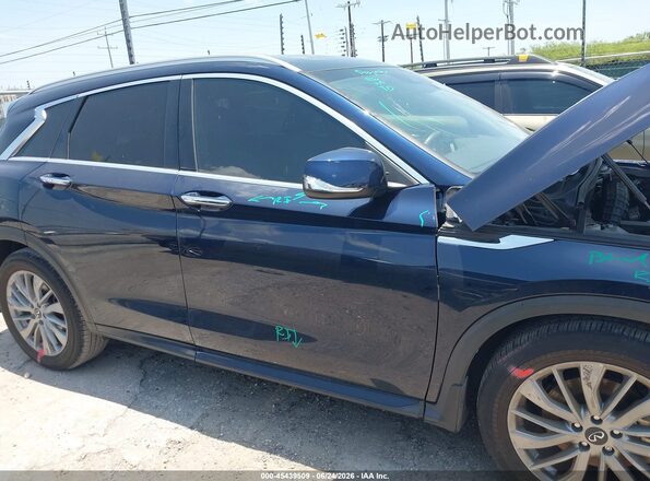3PCAJ5BA2RF106954 2024 INFINITI QX50 Dark Blue Սալոնի 360 աստիճան տեսք