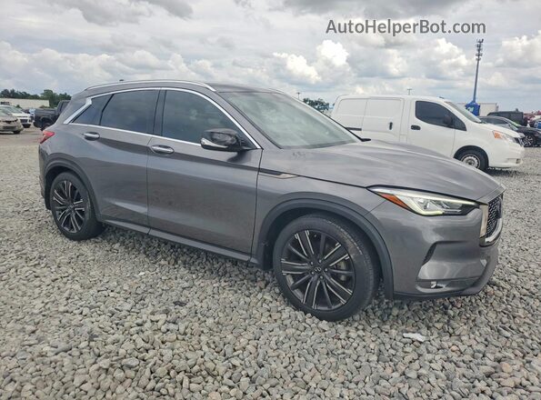 3PCAJ5BA3MF102596 2021 INFINITI QX50 Серый Передняя правая четверть
