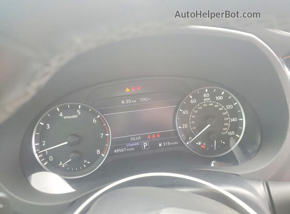 3PCAJ5BA3MF102596 2021 INFINITI QX50 Серый Вид щитка приборов