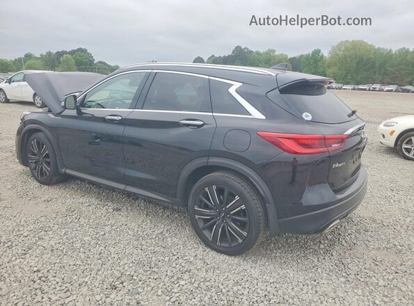 3PCAJ5BA3MF124761 2021 INFINITI QX50 Black უკანა მარცხენა