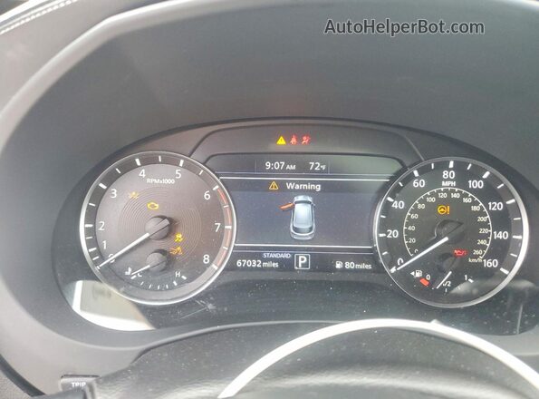 3PCAJ5BA3MF124761 2021 INFINITI QX50 Black ხელსაწყოთა პანელის ხედი