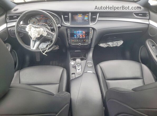 3PCAJ5BA3MF124761 2021 INFINITI QX50 Black წინა პანელის ხედი
